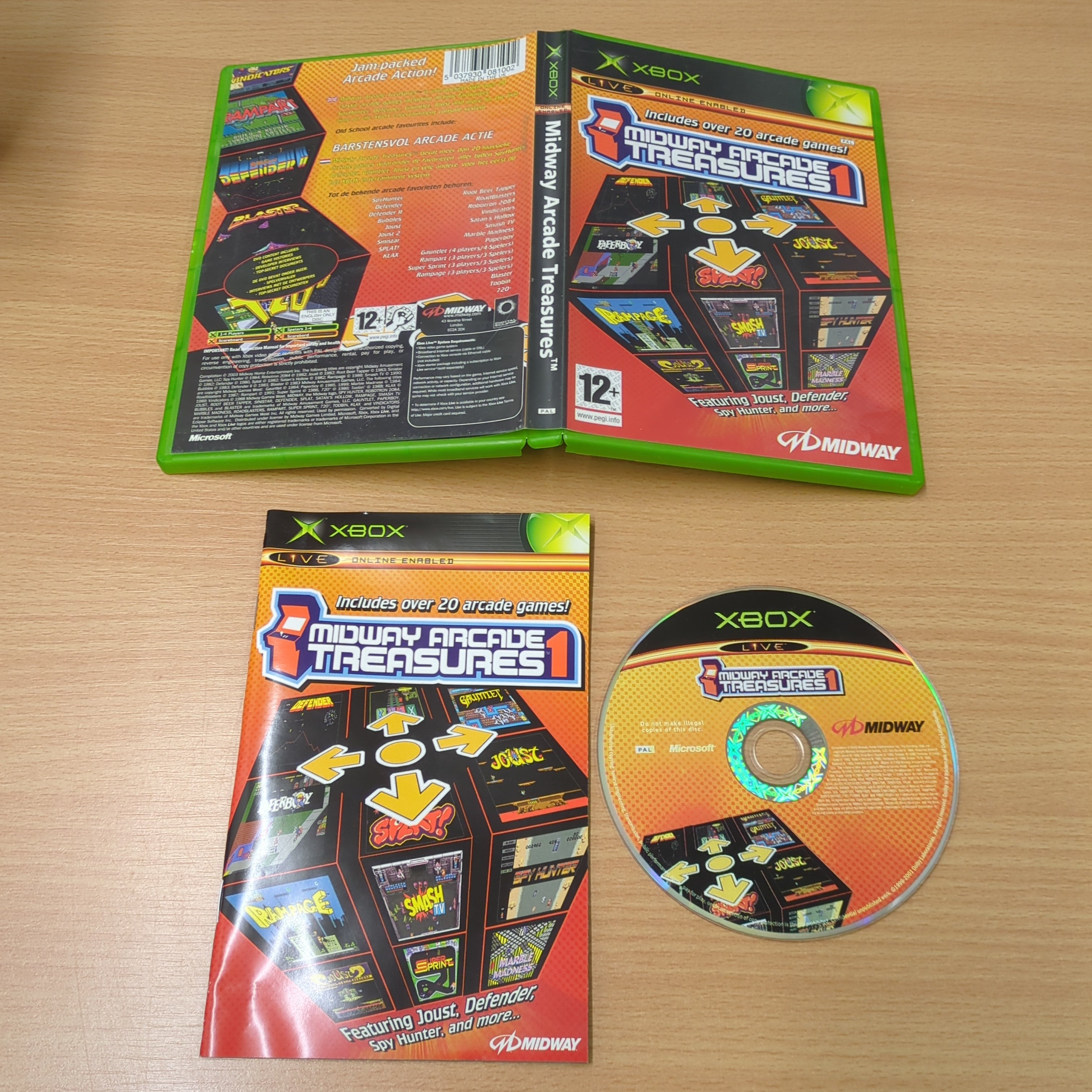 Midway Arcade Treasures (Alternate Design) original Xbox game Midway Arcade Treasures (Alternate Design) original Xbox game